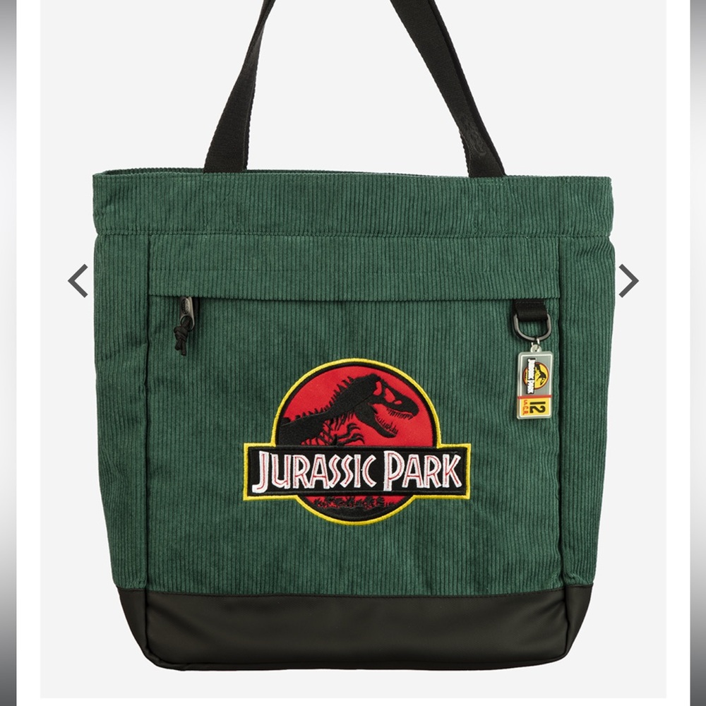 Dumbgood Corduroy Tech Tote Jurassic Park